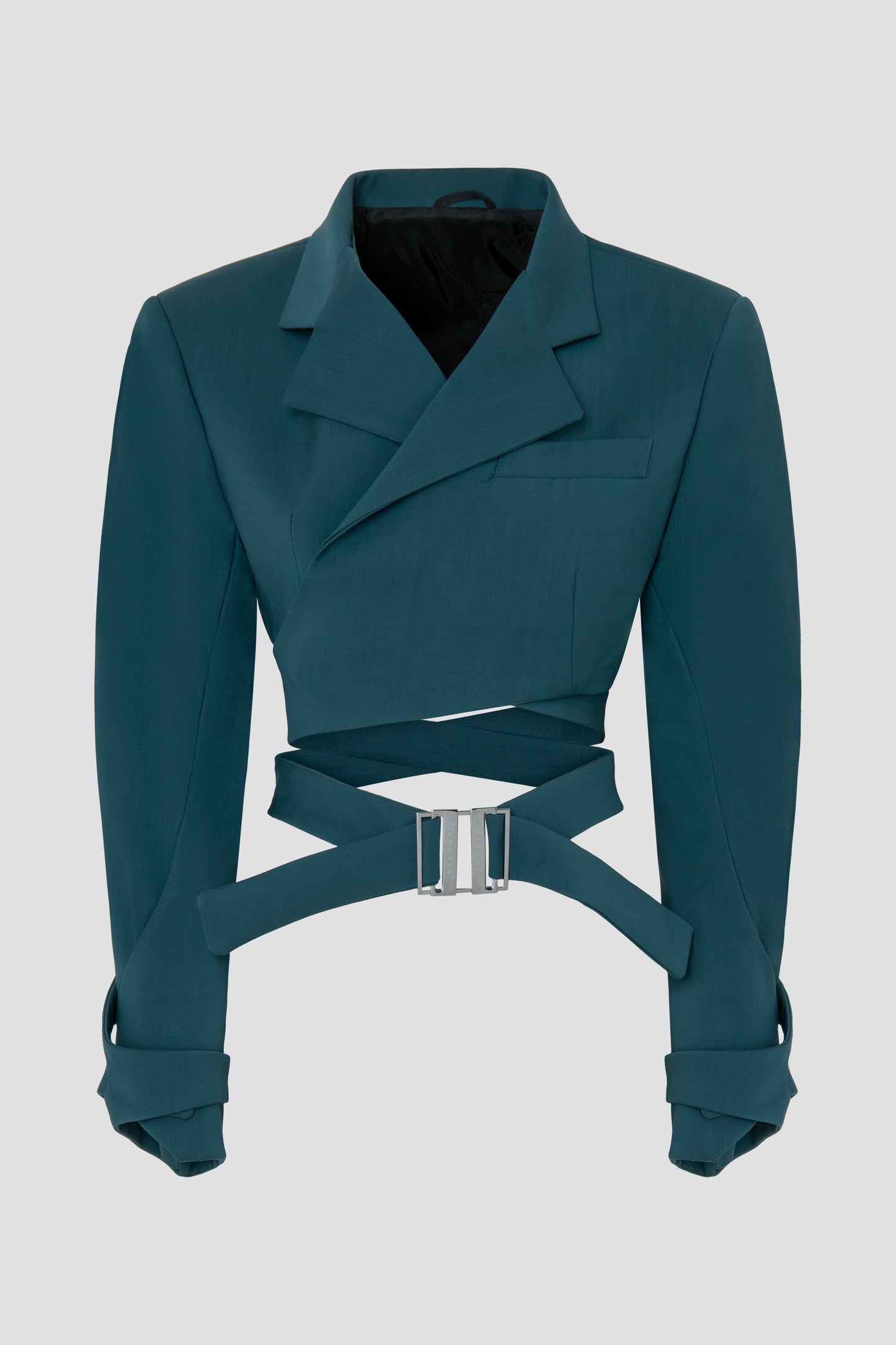 Blazer de llana de doble cara