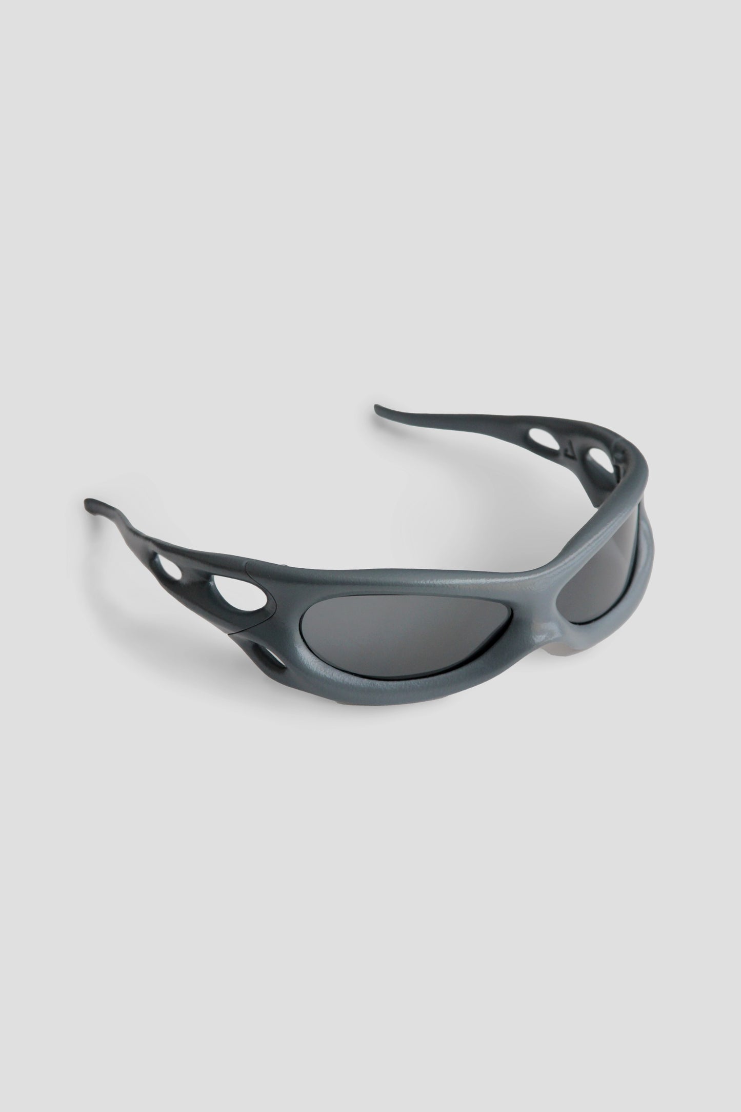 NOBUO 3D Printed Sunglasses Smoke Grey