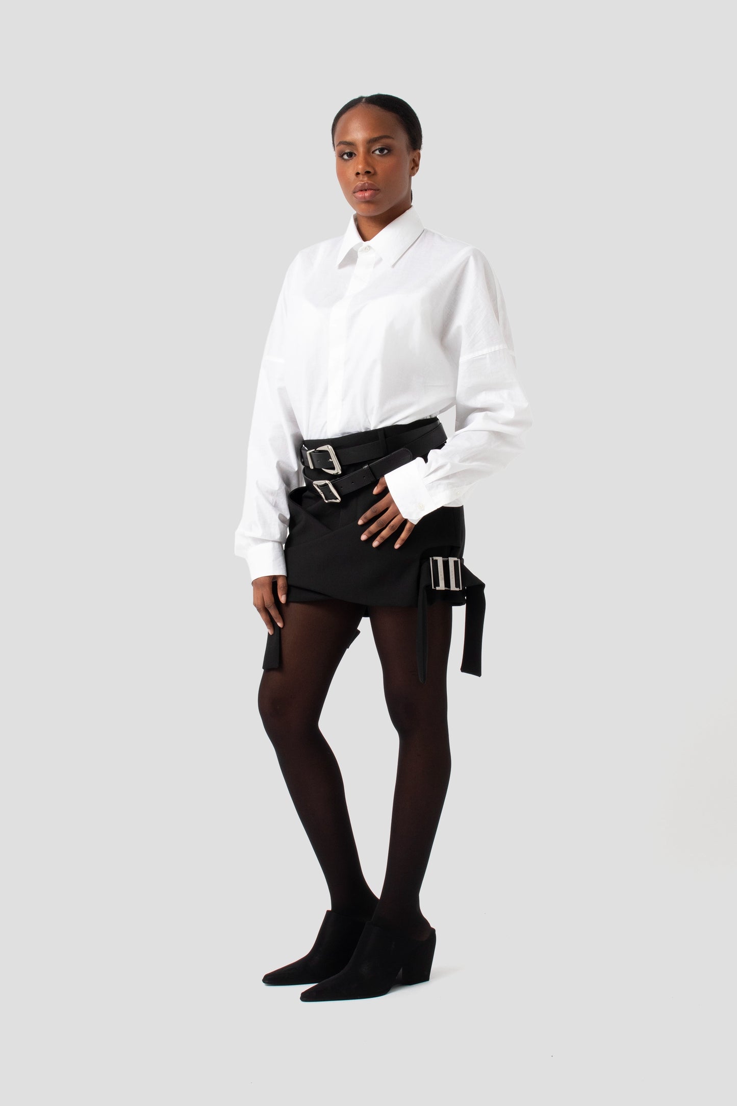 JNORIG White Long-Sleeved dress Shirt