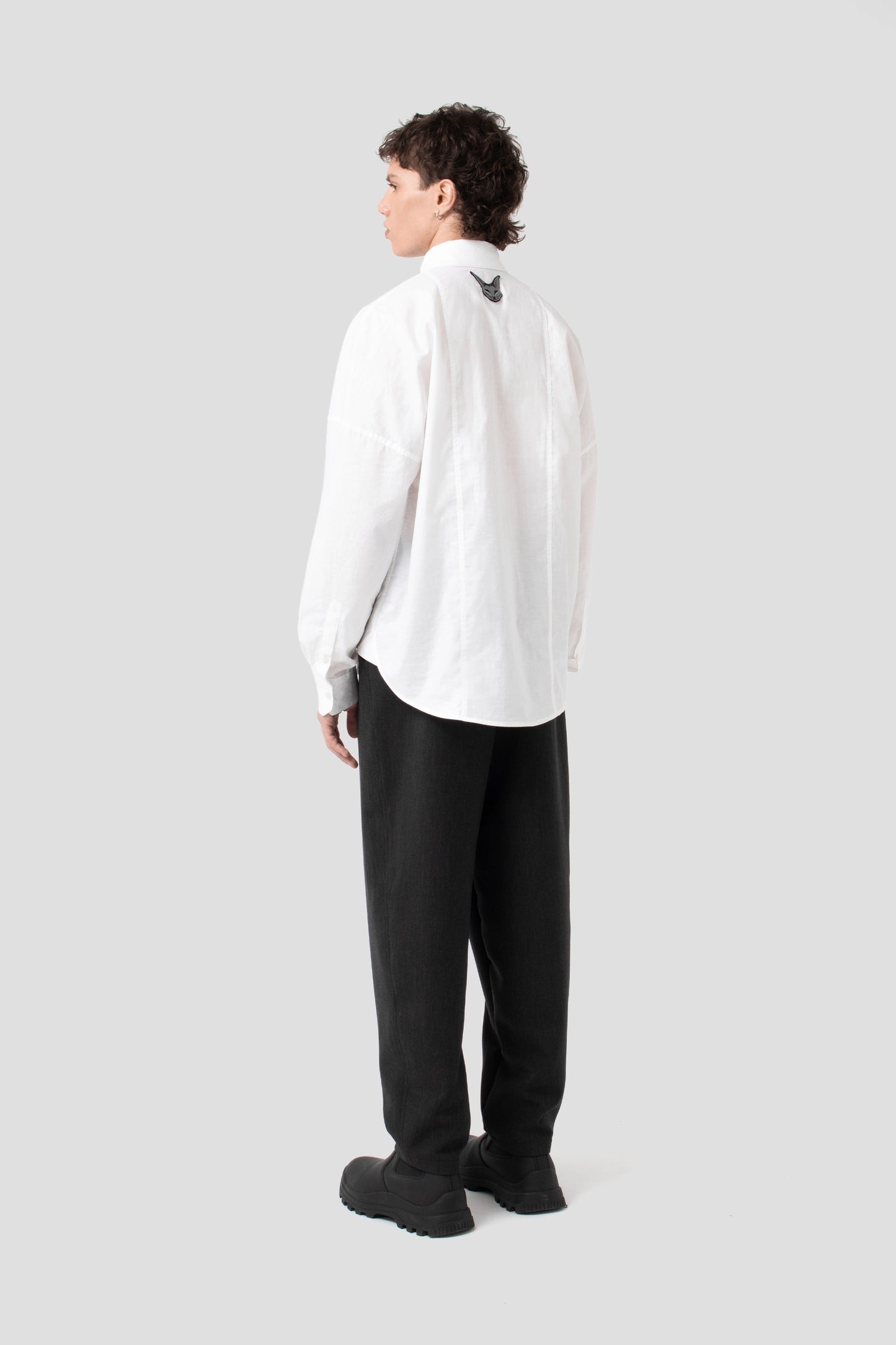 JNORIG White Long-Sleeved dress Shirt