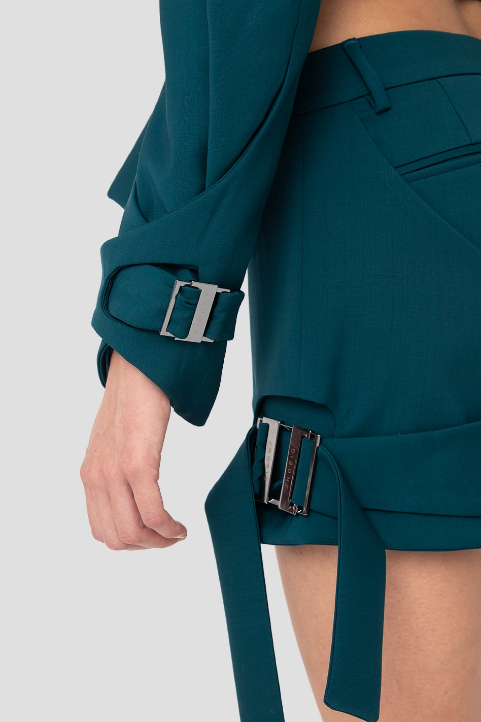 Blazer de llana de doble cara