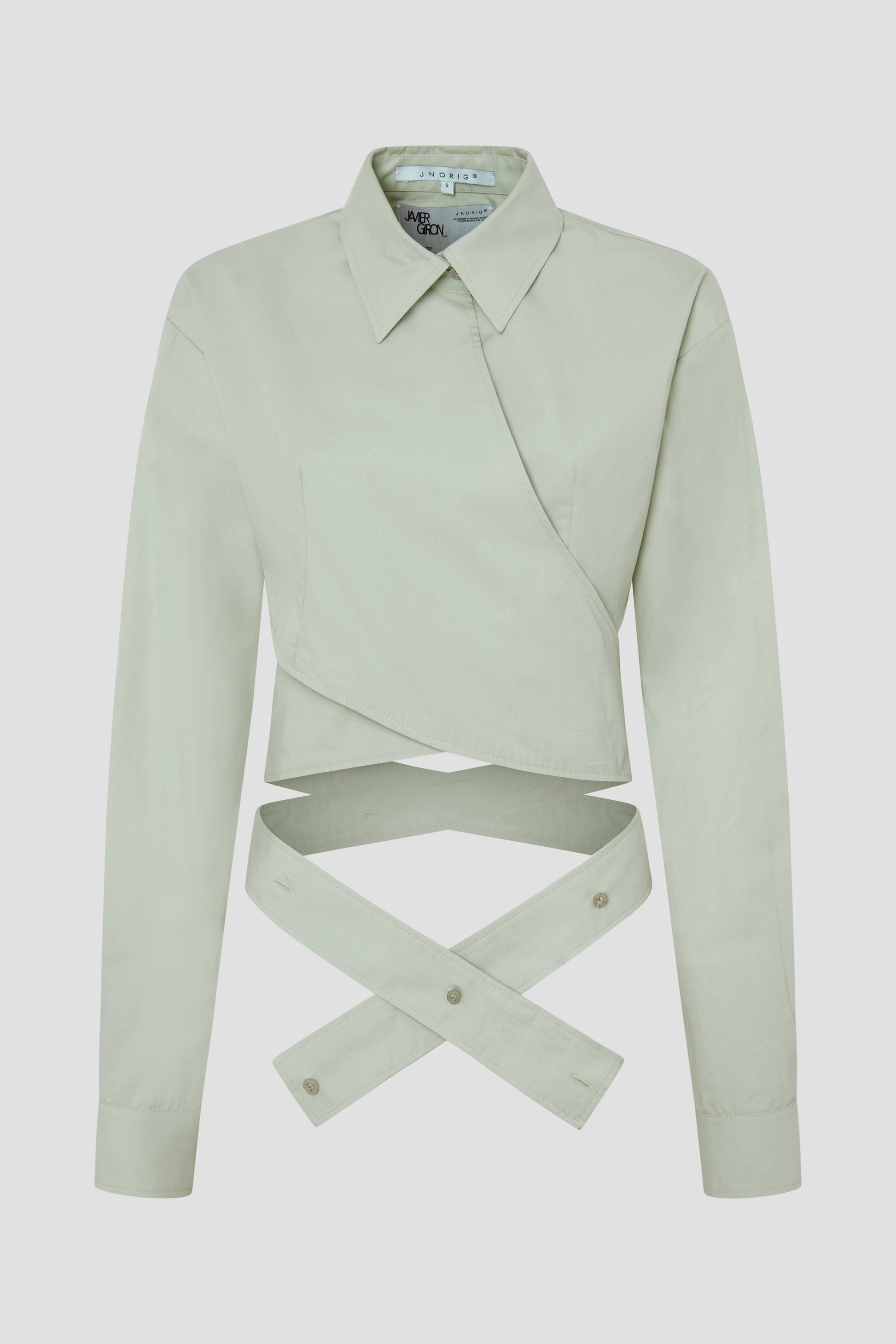 JNORIG Green Cotton Poplin Shirt