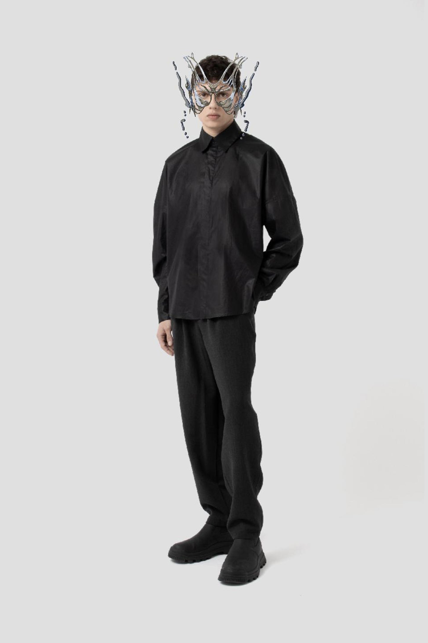  JNORIG Sphynx Black Long-Sleeved Shirt