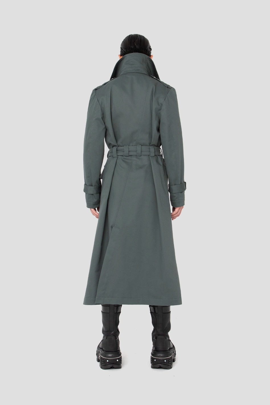 Trench Coat With Detachable Vest