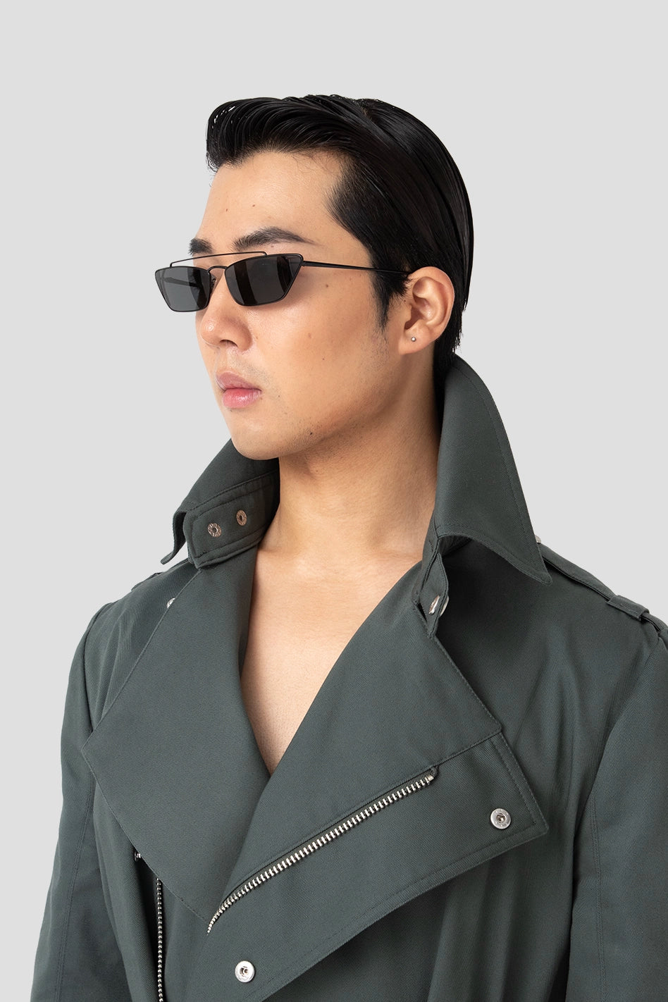 Trench Coat With Detachable Vest